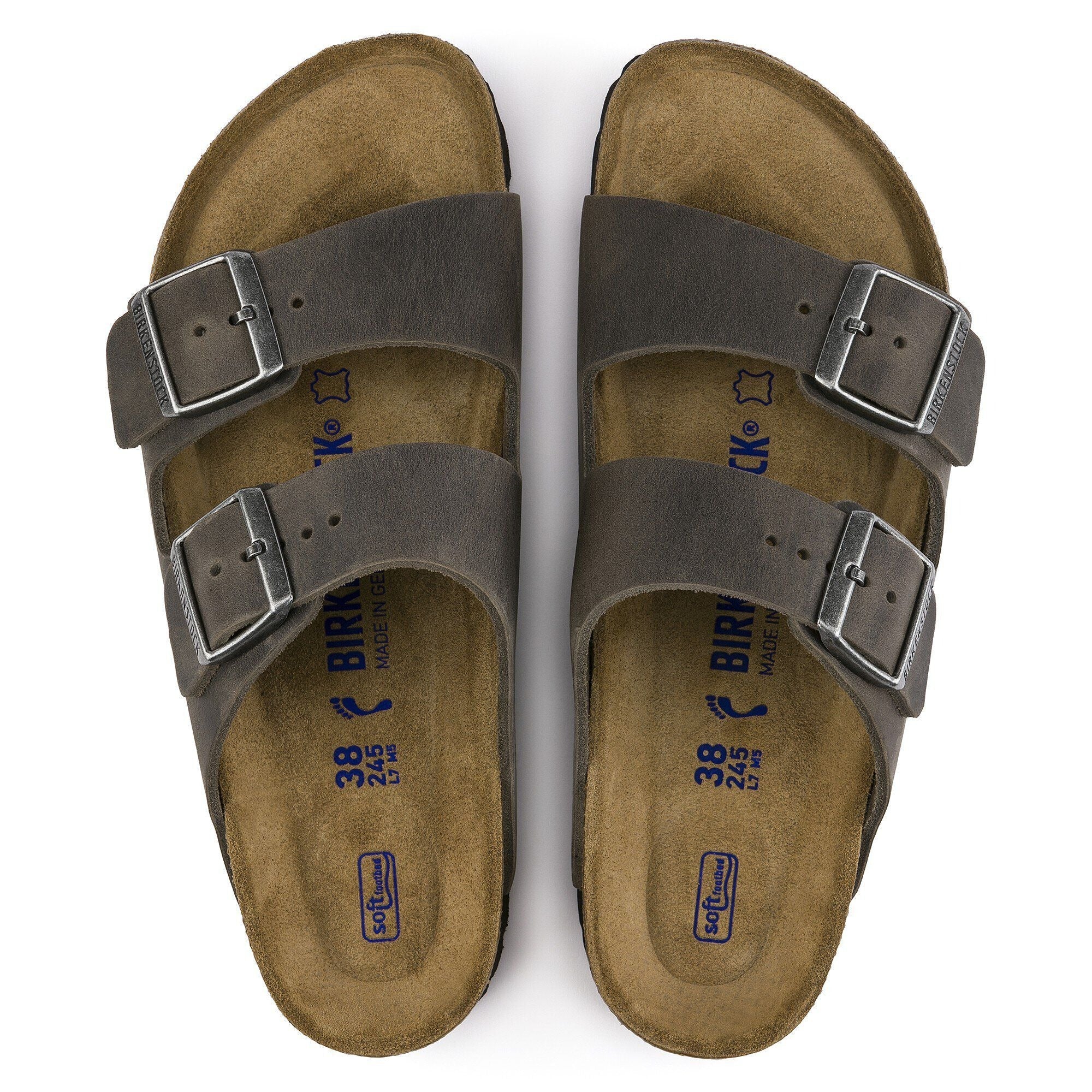 Arizona | Soft Footbed | Oiled Leather | Iron - Image 4