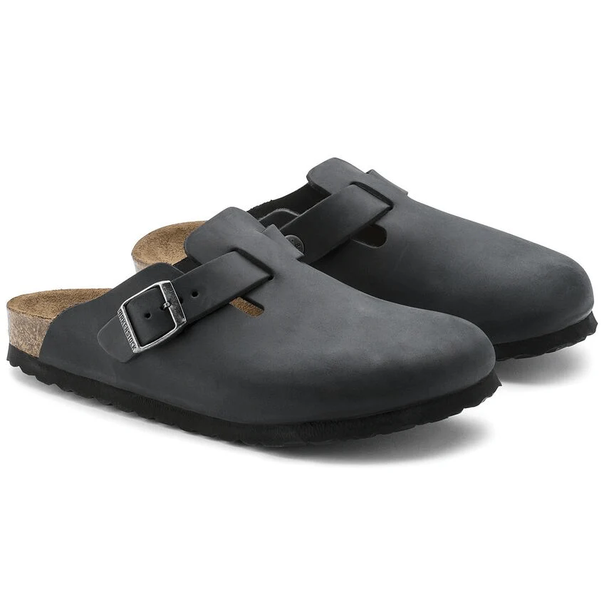 Boston | Oiled Leather | Black