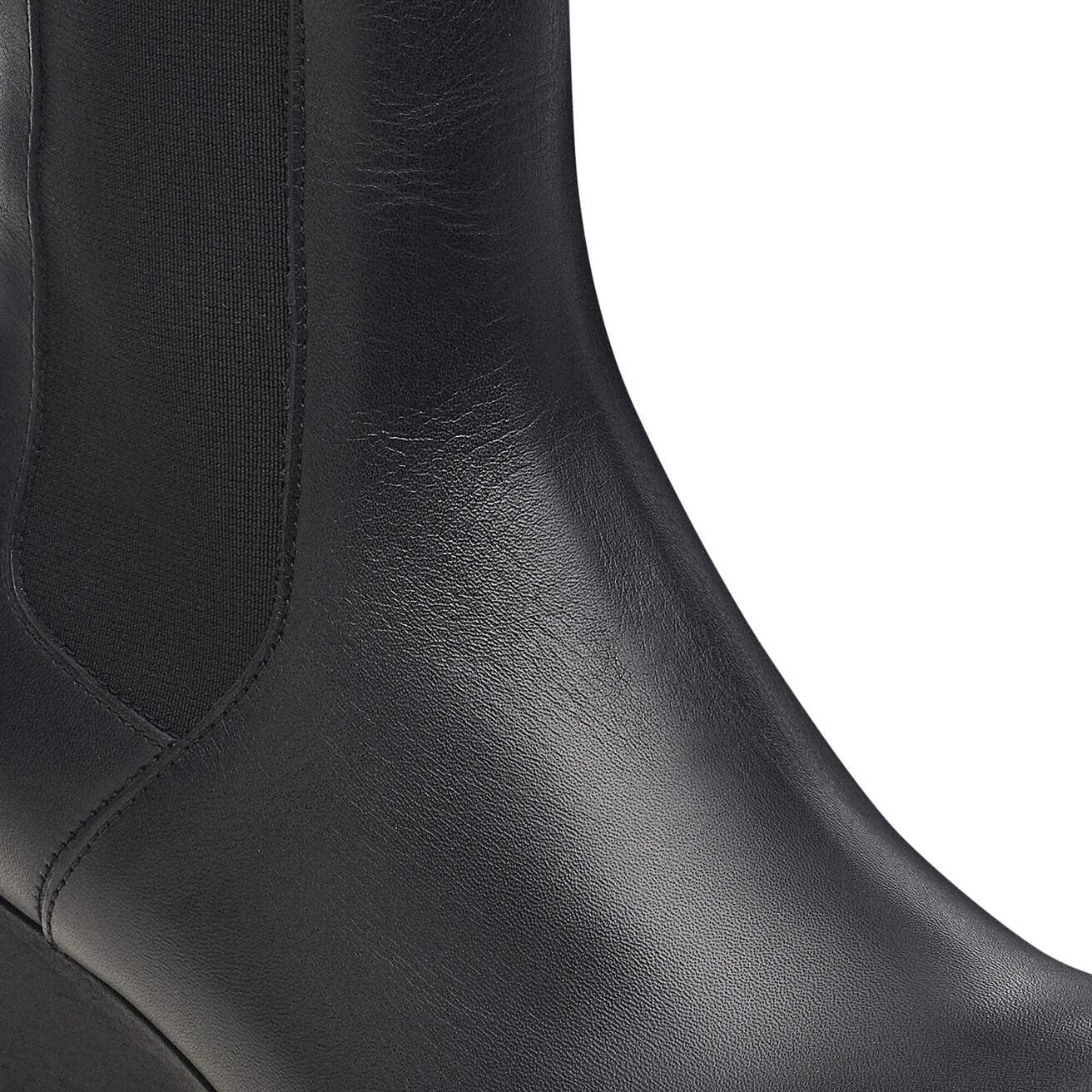 Ebba Slip On | Leather | Black/Black - Image 5