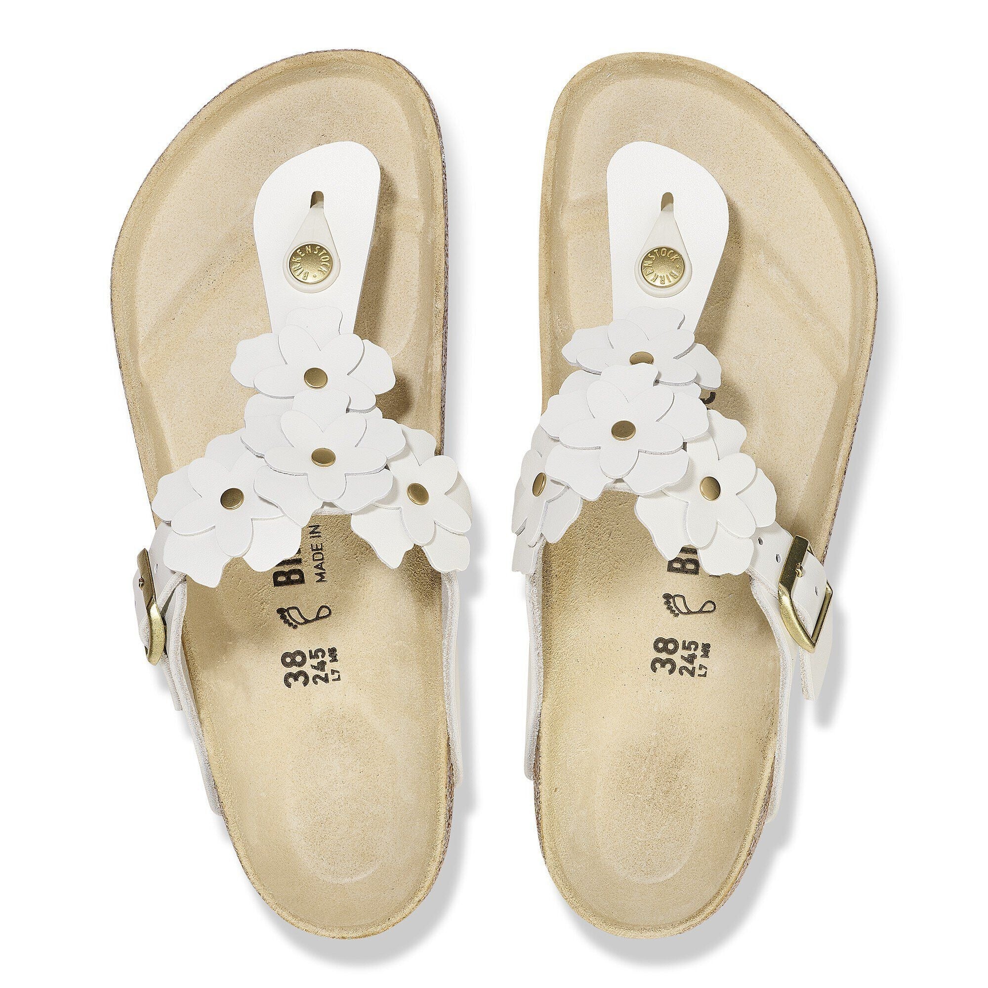 Gizeh Flower | Leather | White - Image 4