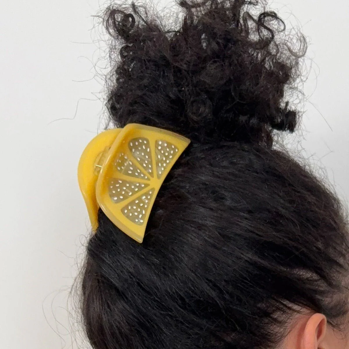 Midi Lemon Hair Claw Clip - Image 2