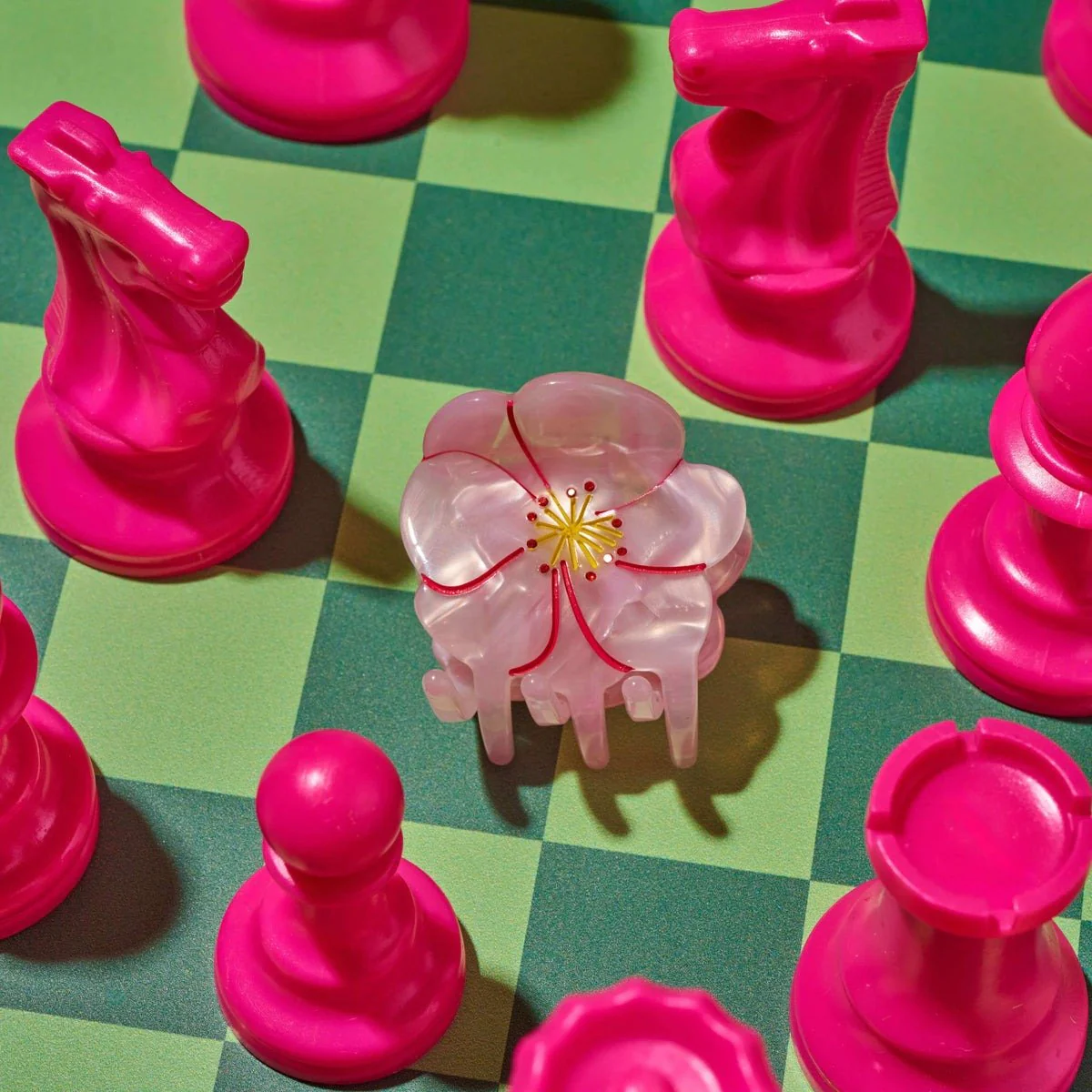 Mini Cherry Blossom Hair Claw Clip - Image 4