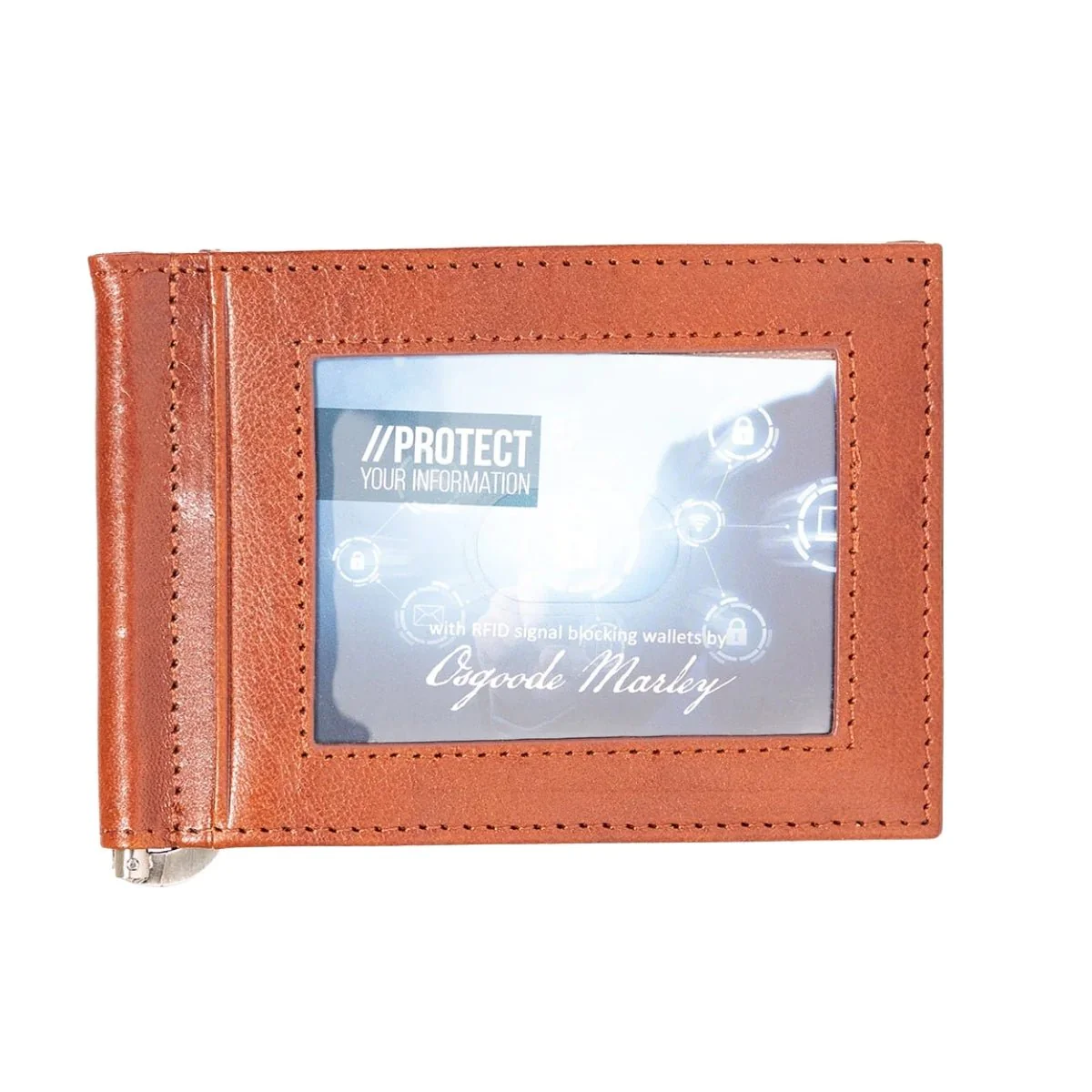 RFID Money Clip Wallet | Whiskey - Image 2
