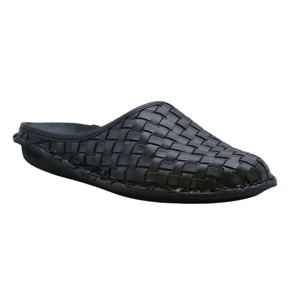 Roma Woven | Leather | Preto Black