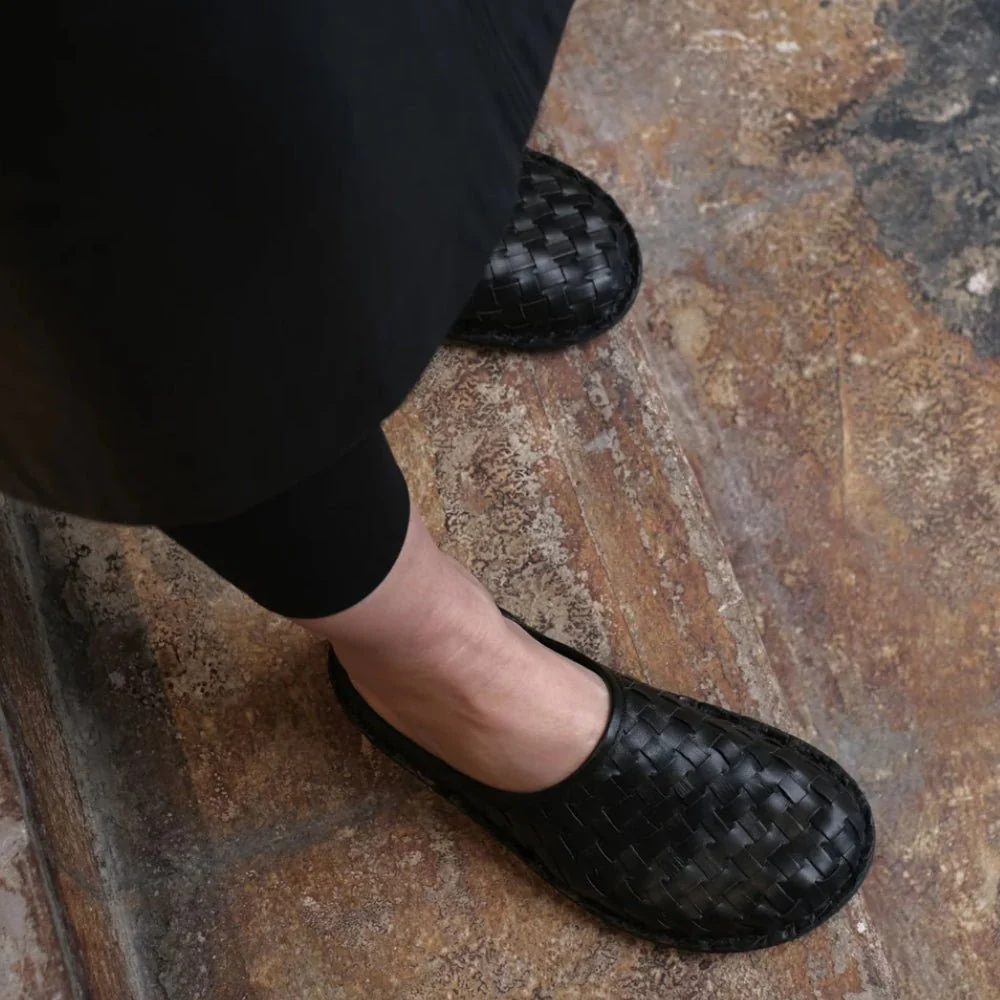 Roma Woven | Leather | Preto Black - Image 3
