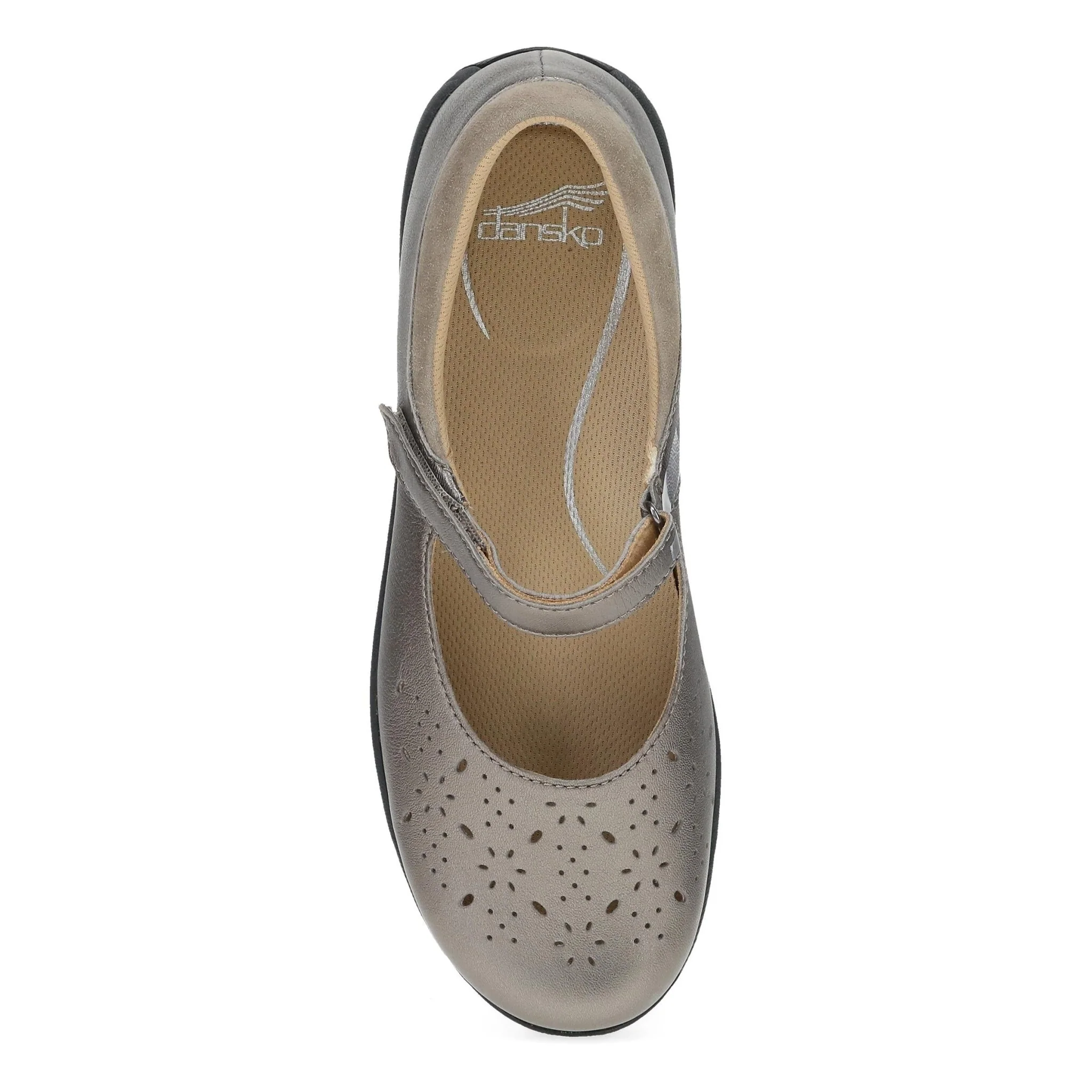 Stacy | Leather | Pewter Metallic - Image 3