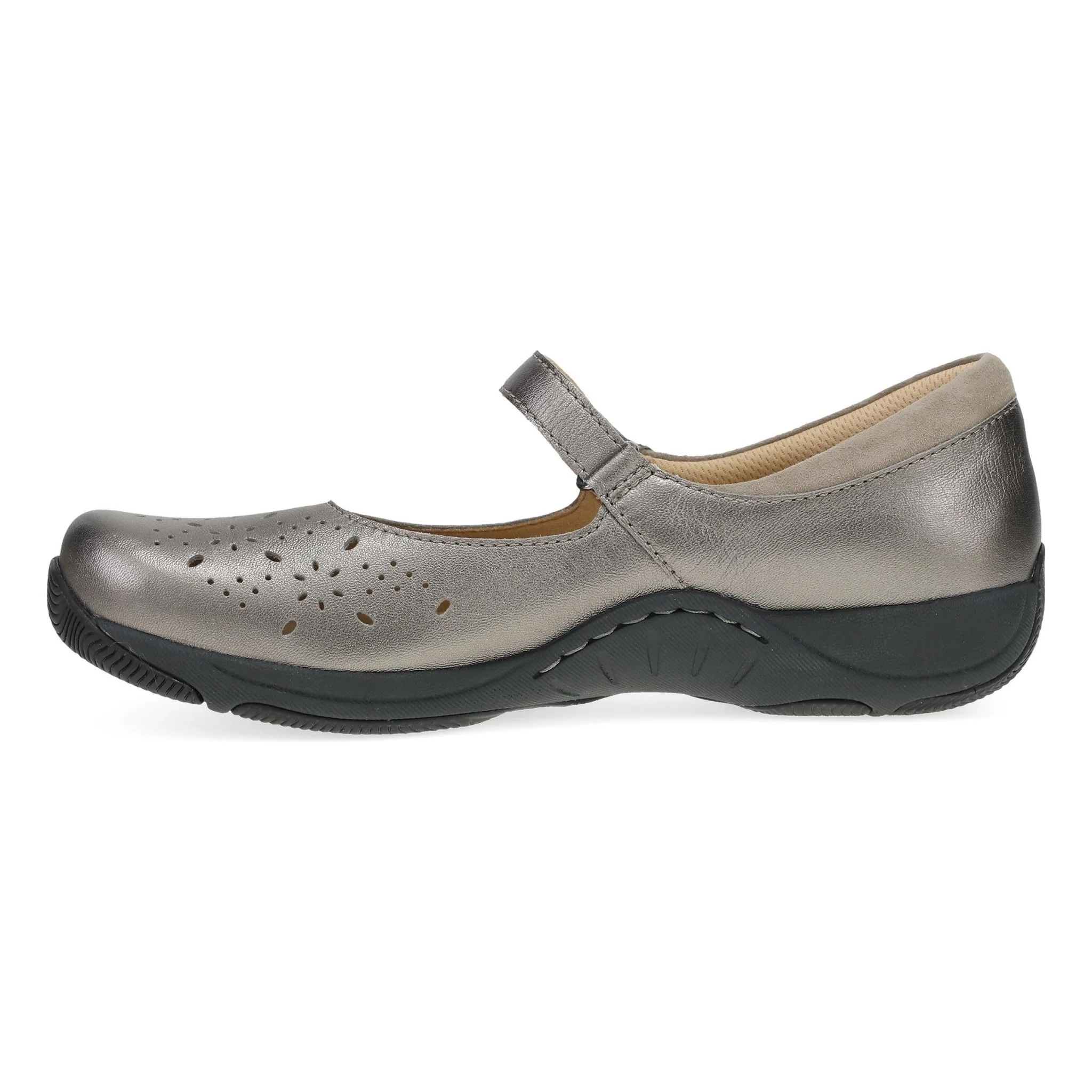 Stacy | Leather | Pewter Metallic - Image 4
